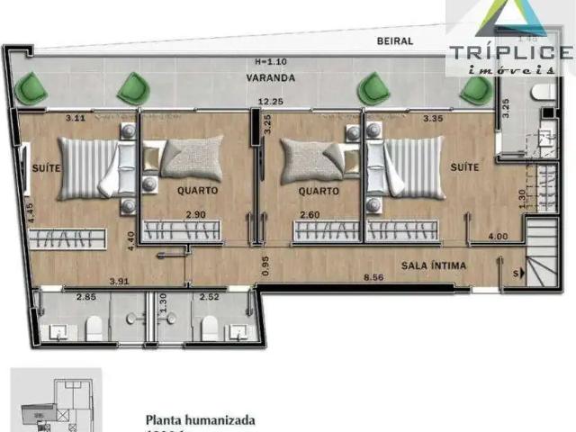 Cobertura para Venda em Juiz de Fora/MG São Mateus 4 Quartos