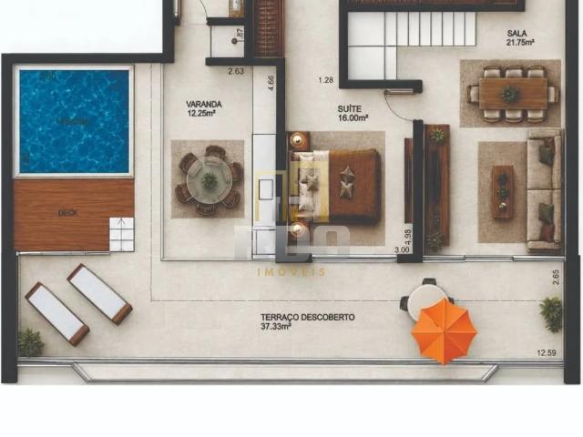 Cobertura para Venda em Rio das Ostras/RJ Costazul 4 Quartos