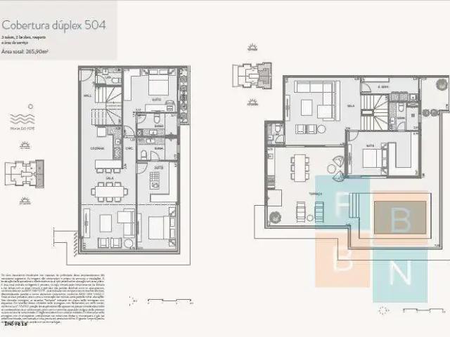 Cobertura para Venda em Rio de Janeiro/RJ Barra da Tijuca 3 Quartos