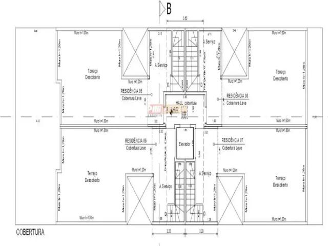 Cobertura para Venda em Santo André/SP Parque das Nações 2 Quartos