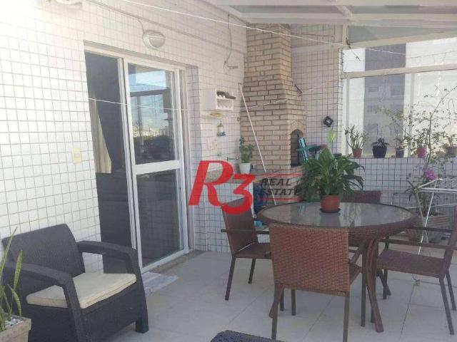 Cobertura para Venda em Santos/SP Boqueirão 3 Quartos