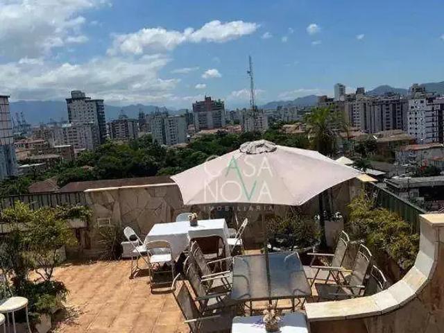 Cobertura para Venda em Santos/SP Ponta da Praia 4 Quartos