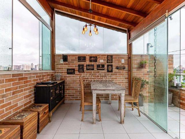 Cobertura para Locação em Santo André/SP Vila Scarpelli 2 Quartos