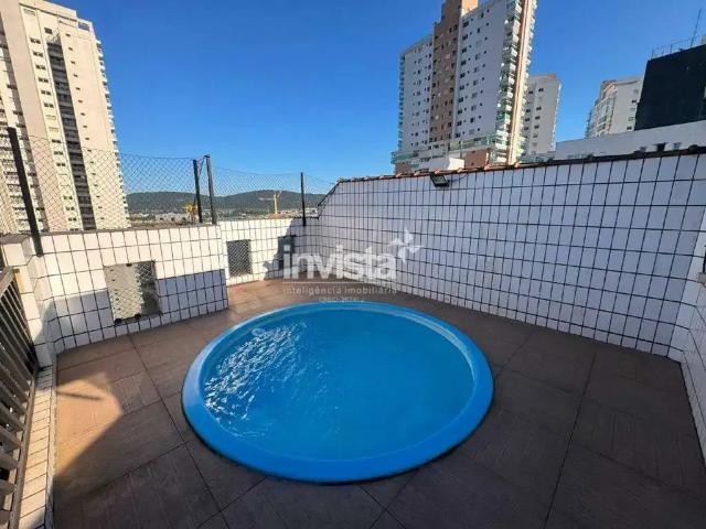 Cobertura para Locação em Santos/SP Ponta da Praia 2 Quartos