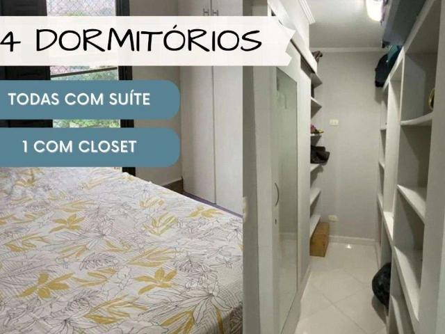 Cobertura para Locação em Santos/SP Ponta da Praia 4 Quartos