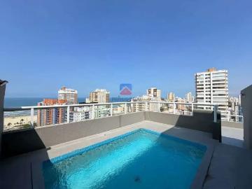 Cobertura para Locação em Praia Grande/SP Aviação 4 Quartos