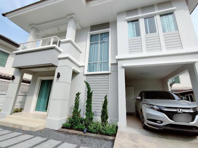 Code: 26KJ3862 ให้เช่าบ้าน Prueksa Village The Season Romklao Latkrabang จองเดือนนี้รับส่วนลด1,000บาท @kjcondo มี@ข้างหน้าด้วยนะคะ