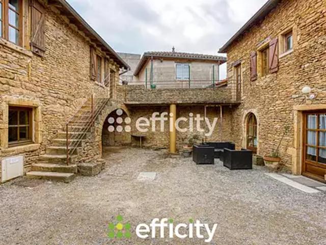 Cogny 69640 Achat / Vente maison 20 pièces t20 jardin cave