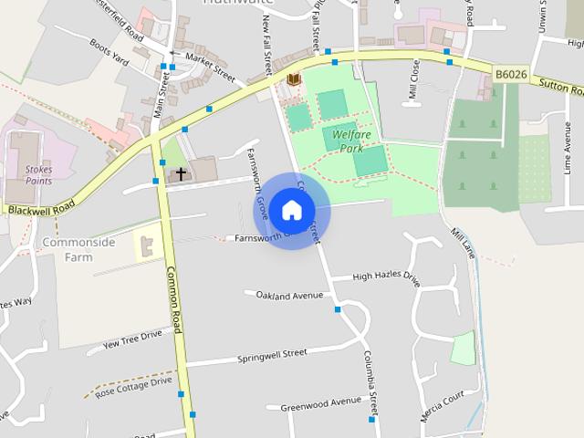 Columbia street, Huthwaite NG17