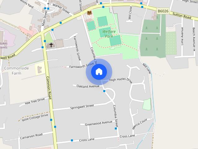 Columbia street, Huthwaite NG17