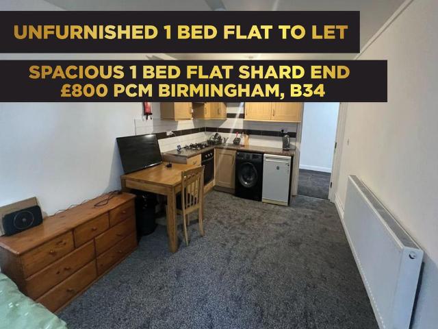 Cole Hall Lane, Birmingham B34 1 bed flat to rent £800 pcm £185 pw