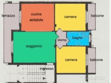 COLLEGNO QUADRILOCALE: 590 euro