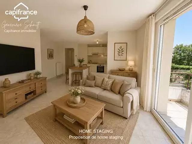 Colmar 68000 Achat / Vente appartement 3 pièces t3 terrasse cave