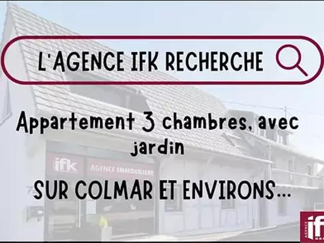 Colmar 68000 Achat / Vente appartement 4 pièces t4