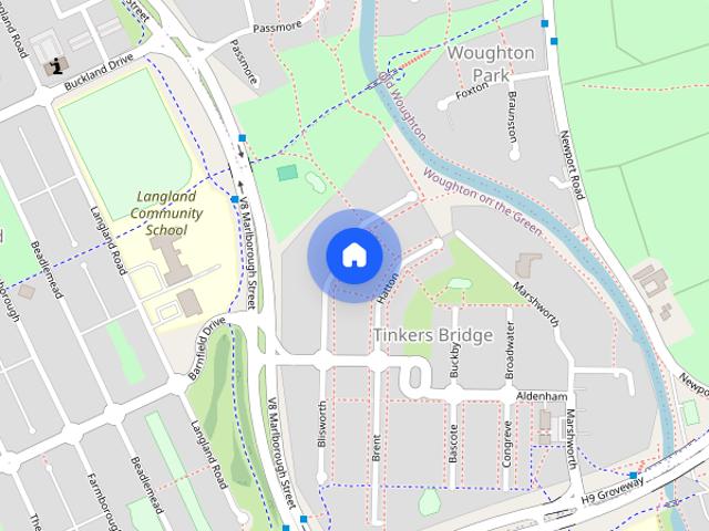 Colne, Tinkers Bridge, Milton Keynes, Buckinghamshire, MK6