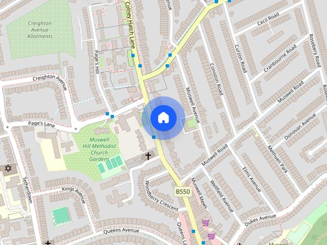 Colney Hatch Lane, Muswell Hill, London, Greater London, N10