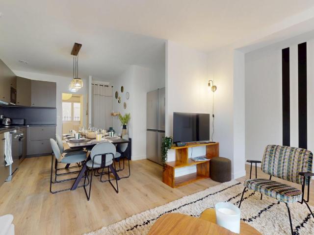 Colocation meublée équipée 8 chambres