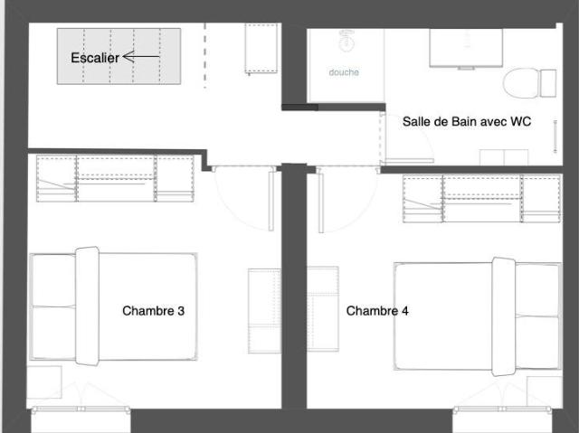 Colocation étudiante 4 chambres à louer