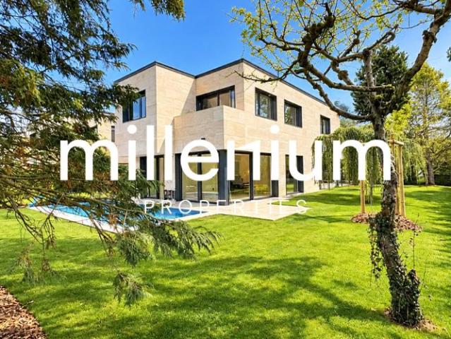 Cologny – Villa contemporaine neuve avec piscine