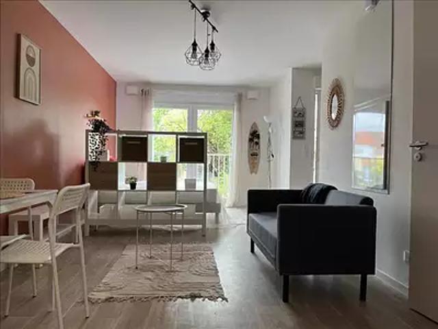Colombelles 14460 Location appartement 1 pièce t1 jardin balcon