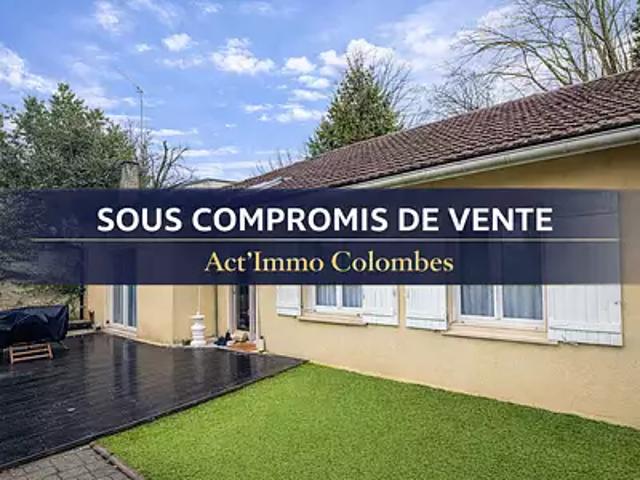 Colombes 92700 Achat / Vente maison 4 pièces t4 terrasse