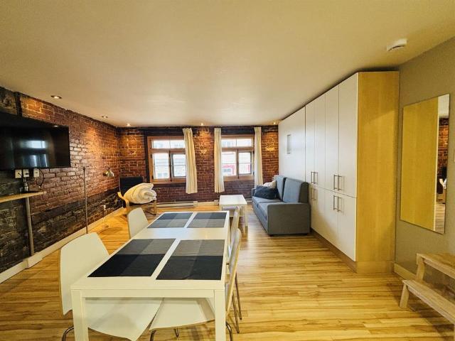 Colombier Loft Studio Entièrement Meublé à Louer Vieux Québec Juin 2027