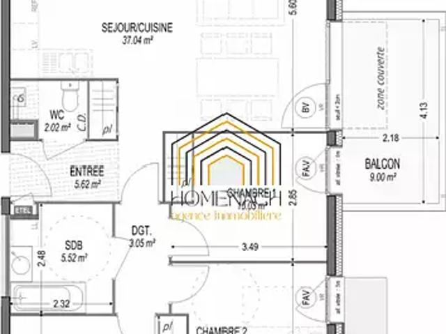 Corbelin 38630 Achat / Vente appartement 4 pièces t4