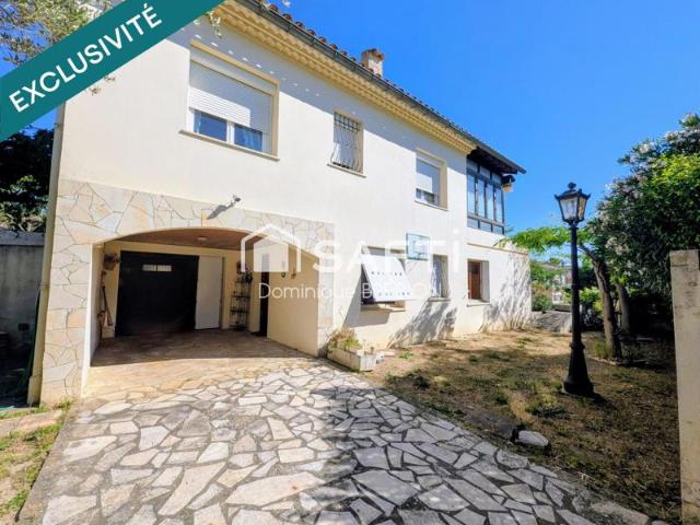 Corneilhan: Maison 125m² + véranda, calme & potentiel