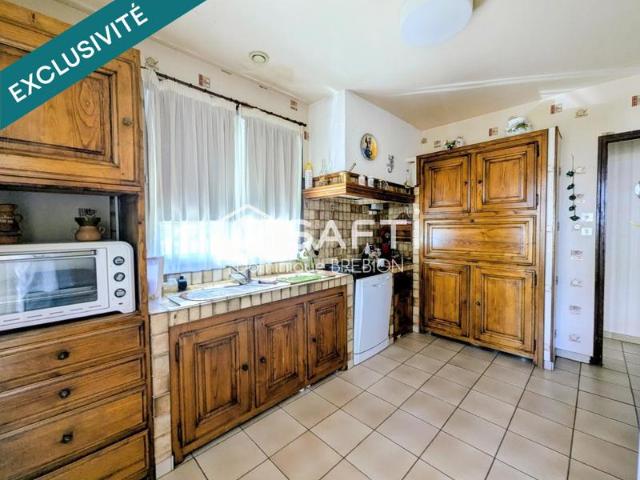 Corneilhan: Maison 125m² + véranda, calme & potentiel