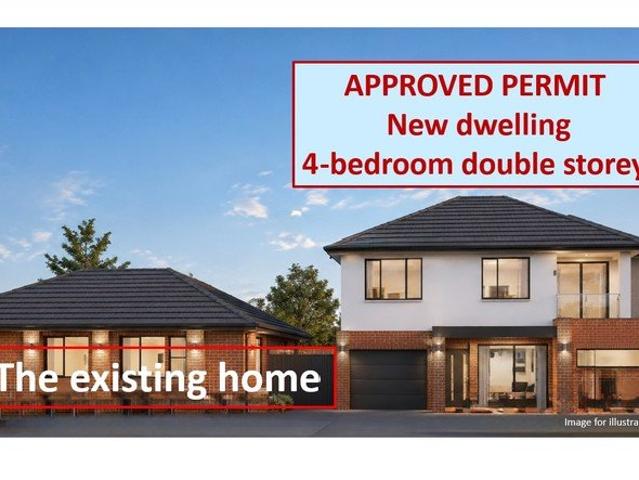 Corner Block Opportunity Keep existing home & with Approved Permit for a new 4 bedroom double storey Prime Springvale Location