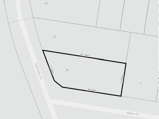 PLANNING PERMIT FOR SUBDIVISION CORNER LOT OF 648 SQM