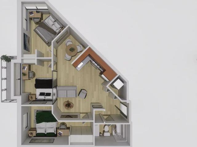 Cornerstone — 3 Bed, 1 Bath
