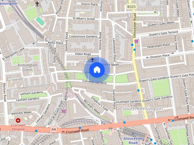 Cornwall Gardens, South Kensington