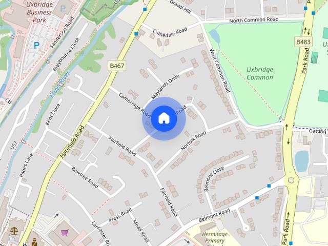 Cornwall Road, Uxbridge, Greater London, UB8