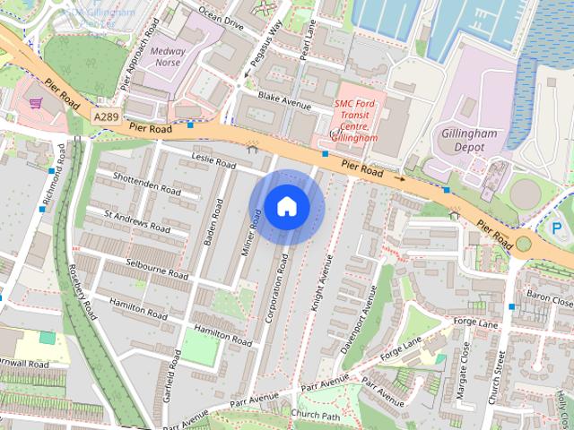 Corporation Road, Gillingham, Kent, ME7