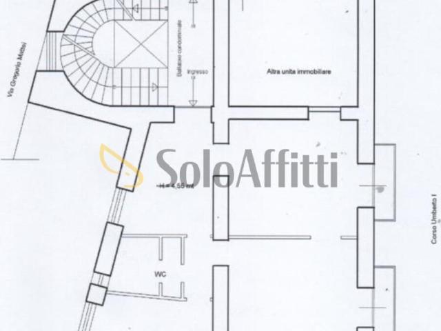 Corso Umberto I 201 trilocale 80mq