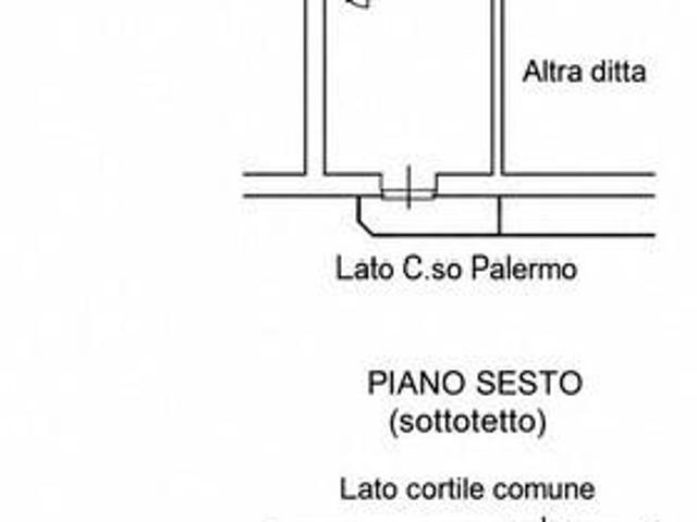 Corso Palermo 61 trilocale 55mq