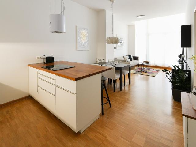 Cosy Loft Apartment with Garage at the South park in Fürth