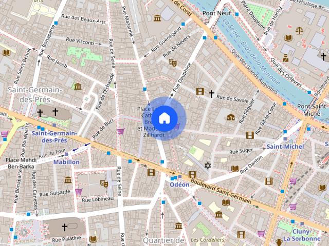 Cosy studio SAINT GERMAIN DES PRES / ODEON Mobility lease