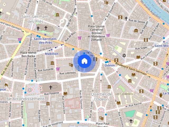 Cosy studio SAINT GERMAIN DES PRES / ODEON Bail Mobilité