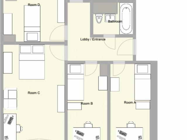 Cosy single bedroom in Adlershof