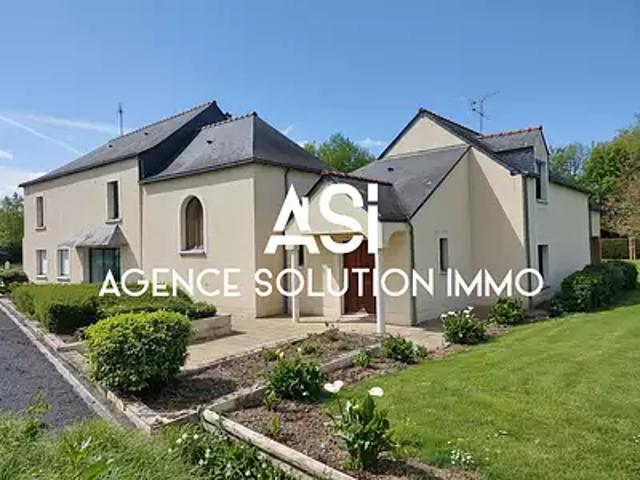Cossé le Vivien 53230 Achat / Vente maison 5 pièces t5 au dernier étage terrasse
