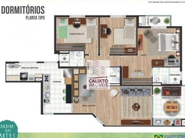 Cota à venda grupo 11 com 3 dormitórios à venda, 132 m² por R$ 190.000 Vila Bonfim Embu das Art