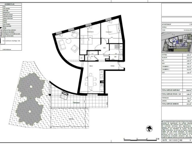 COTE PAVEE, Beau T3 Double destination de 68 M² avec Jardin, Terrasse et Parking