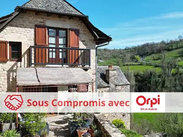 Coubisou 12190 Achat / Vente maison 4 pièces t4 jardin terrasse