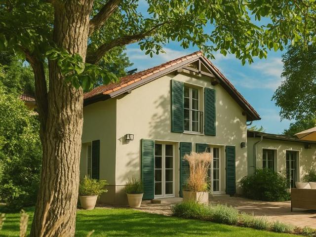 Country house dream coach house under walnut trees