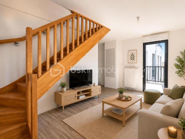 Coup de cœur: duplex lumineux avec grande terrasse