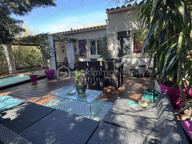 COUP DE CŒUR – MAISON T4 AVEC JARDIN, DOUBLE GARAGE ET PISCINETTE – BÉZIERS MONTIMARAN