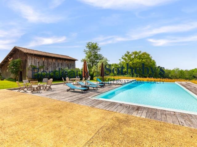 Magnifique Corps De Ferme Sud Bordeaux 5Mn Bazas 14H. 240m² Bordeaux