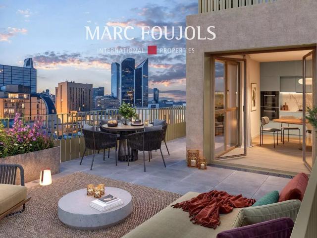 Courbevoie La Défense Programme neuf 3 pièces, balcon, p. 59m² Courbevoie